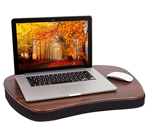 Product Cover Sofia + Sam Oversized Memory Foam Lap Desk (Black) - Supports Laptops Up to 20 Inches