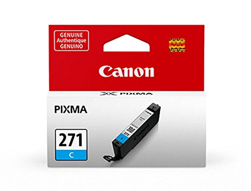Product Cover Canon CLI-271 Cyan Ink Cartridge For PIXMA TS9020 Printers, TS8020 Printers, TS6020 Printers, TS5020 Printers, MG7720 Printers, MG6820 Printers, MG6821 Printers, MG6822 Printers, MG5720 Printers,MG5722 Printers and MG5721Printers