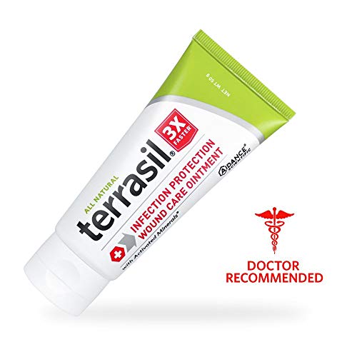Product Cover Terrasil® Wound Care - 3X Faster Healing, Dr Recommended, 100% Guaranteed, Infection Protection for Bed sores, Pressure sores, Diabetic Wounds, Foot, Leg ulcers, cuts, scrapes, Burns - 50g Tube