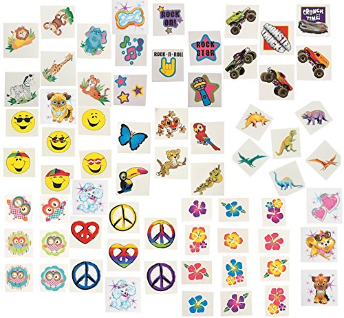 Product Cover 360 pc Tattoo Assortment Boy's & Girl's Party Favors