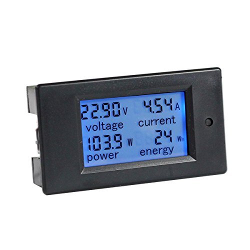 Product Cover bayite DC 6.5-100V 0-100A LCD Display Digital Current Voltage Power Energy Meter Multimeter Ammeter Voltmeter with 100A Current Shunt
