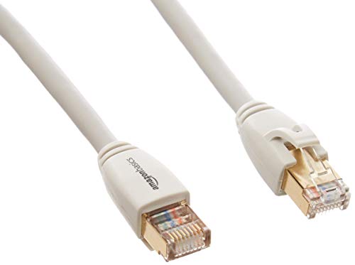 Product Cover AmazonBasics RJ45 Cat7 Network Ethernet Patch/LAN Cable - 25 Feet,White