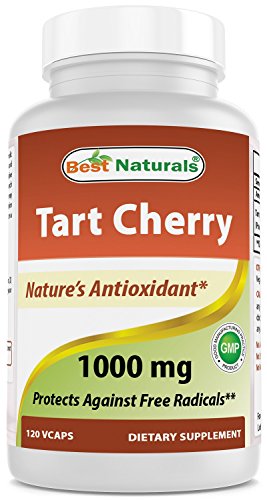 Product Cover Best Naturals Tart Cherry 1000 mg 120 Veggie Capsules - Tart Cherry capsules for uric acid metabolism