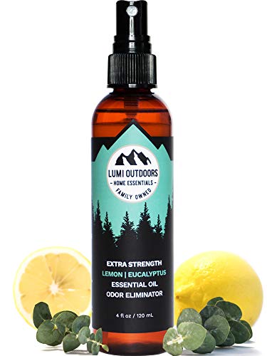 Product Cover Natural Shoe Deodorizer Spray, Foot Odor Eliminator and Air Freshener - Organic Lemongrass, Mint, Tea Tree Essential Oils