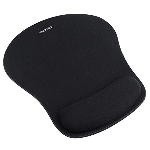 Product Cover TeckNet Gaming Office Mouse Pad With Gel Rest - Non-slip Rubber Base - Special-Textured Surface