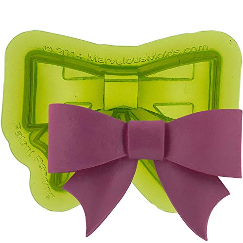 Product Cover Marvelous Molds Vintage Bow Silicone Mold for Cake Decorating with Fondant, Gum Paste and More