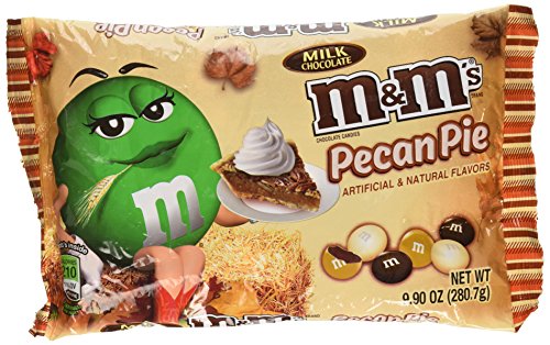 Product Cover M&M's Pecan Pie Limited Edition Fall Milk Chocolate 9.90 Ounce Bag