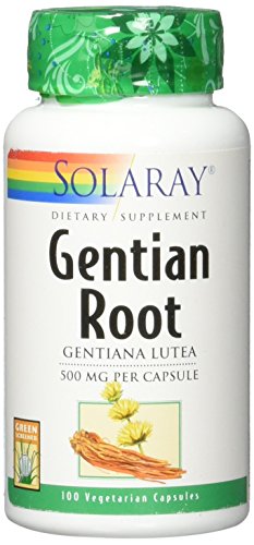 Product Cover Solaray Gentian Root Vegetarian 500 mg VCapsules, 100 Count