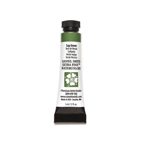 Product Cover Daniel Smith 284610102 Extra Fine Watercolors Tube, 5ml, Sap Green