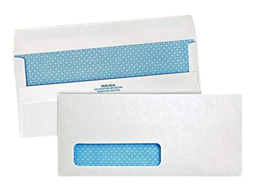 Product Cover Quality Park 21418 Window Envelopes,Tint, 24Lb, No.10,4-1/8-Inch x9-1/2-Inch, 500/BX, WE