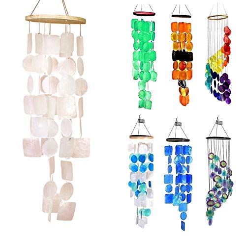 Product Cover Bellaa 22913 Wind Chimes Outdoor Large Memorial Windchimes Amazing Grace Sympathy Wind Chimes Gifts for Garden Home Yard Hanging Indoor Decor 26 inch White