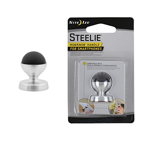 Product Cover Nite Ize Original Steelie HobKnob Component for Smartphones - Magnetic Phone Handle + Stand