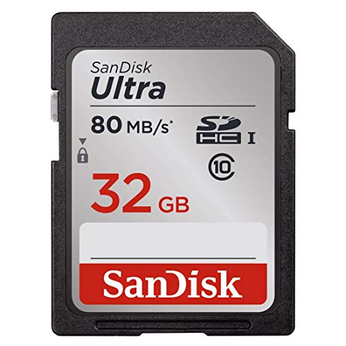 Product Cover Sandisk Ultra 32GB Class 10 SDHC UHS-I Memory Card Up to 80MB, Grey/Black (SDSDUNC-032G-GN6IN)