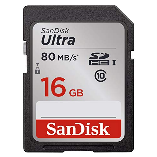 Product Cover SanDisk Ultra 16GB Class 10 SDHC UHS-I Memory Card up to 80MB/s (SDSDUNC-016G-GN6IN)