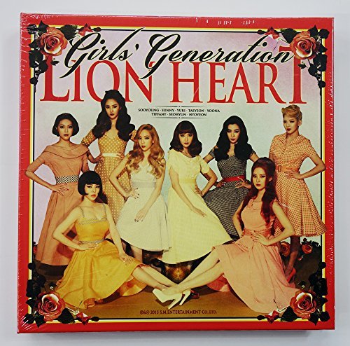 Product Cover SNSD GIRLS' GENERATION - Lion Heart (Vol. 5) CD + Photobook + Photocard + Folded Poster + Postcard + Sticker + Extra Gift Photocard