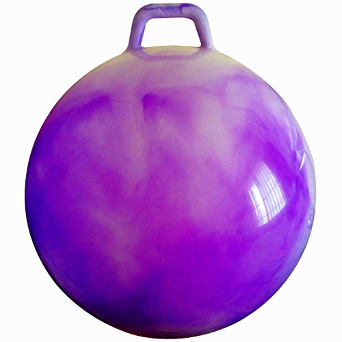 Product Cover AppleRound Space Hopper Ball with Air Pump: 22in/55cm Diameter for Ages 10-12, Hop Ball, Kangaroo Bouncer, Hoppity Hop, Jumping Ball, Sit & Bounce
