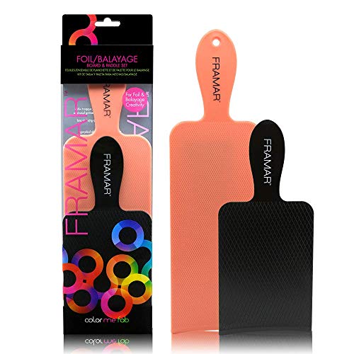 Product Cover Framar Foil/Balayage Board and Paddle Set for Hair Bleach - Long board and short board - Coloring Set - 2 Pack