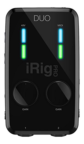 Product Cover IK Multimedia iRig PRO DUO 2 channel professional audio interface for iPhone, iPad and Mac/PC