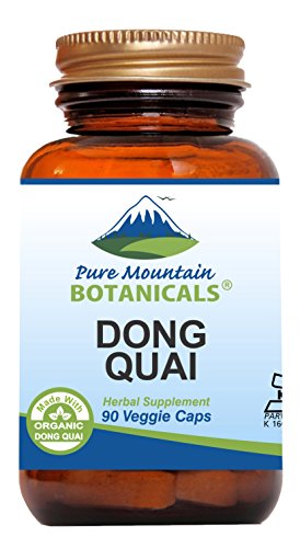 Product Cover Dong Quai Capsules - 90 Kosher Vegan Caps with 500mg Organic Dong Quai Root