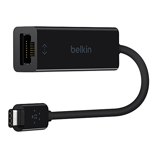 Product Cover Belkin USB-IF Certified USB Type-C to Gigabit Ethernet Adapter (Black)