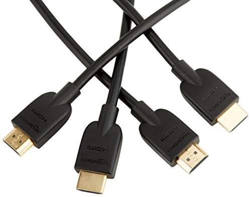 Product Cover AmazonBasics High-Speed 4K HDMI Cable, 3 Feet, 2-Pack