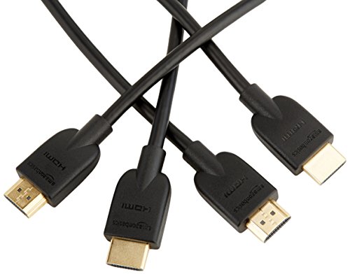 Product Cover AmazonBasics High-Speed 4K HDMI Cable, 6 Feet, 2-Pack