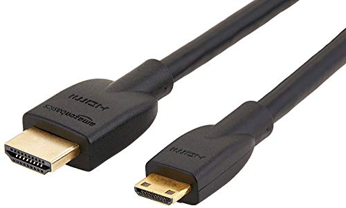 Product Cover AmazonBasics High-Speed Mini-HDMI to HDMI TV Adapter Cable - 10 Feet