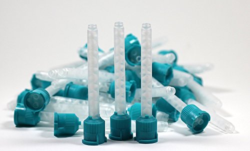 Product Cover HP Green (TEAL) Mixing Tips 6. 5 mm Impression 48/PK Genuine Mixpac VPS Heavy