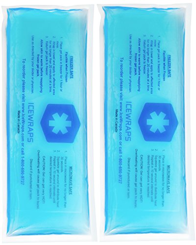 Product Cover ICEWRAPS Reusable Perineal Cold Pack - 2 Flexible Reusable Hot Cold Therapy Packs for First Aid - Perfect Ice Packs for Sports Injuries, Hemorrhoid or Postpartum