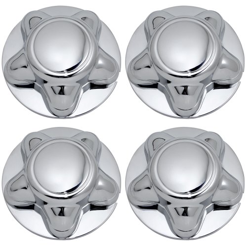 Product Cover OxGord Center Caps (Pack of 4) Best for 97-04 Ford F-150, Expedition & 98-03 Navigator | Snaps Over Factory 16