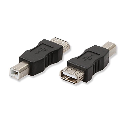 Product Cover Electop 2 Pack USB 2.0 A Female to USB B Print Male Adapter Converter