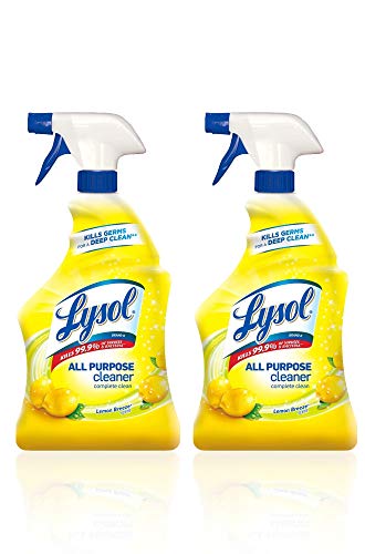Product Cover Lysol All Purpose Cleaner, Lemon Breeze, 32 oz(Pack of 2)
