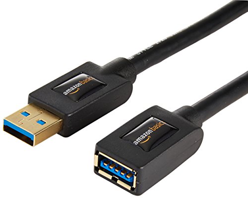 Product Cover AmazonBasics USB 3.0 Extension Cable - A-Male to A-Female Extender Cord - 6 Feet (2 Pack)