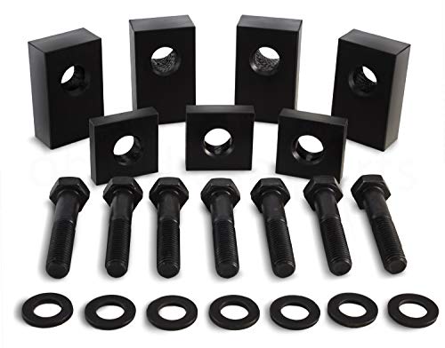 Product Cover Jeep Wrangler JKU/JLU Black Delrin Plastic Rear Seat Recline Kit with Bolts and Washers