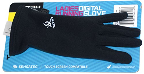 Product Cover HEAD Sensatec Touchscreen Ladies Digital Running Gloves (Medium, Black)