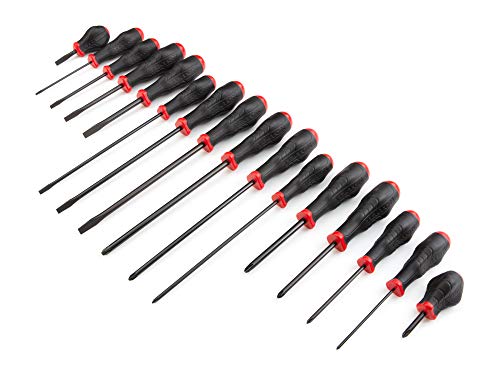 Product Cover TEKTON Phillips/Slotted High-Torque Screwdriver Set, 16-Piece (1/8-5/16, #0-#3) | DRV41217