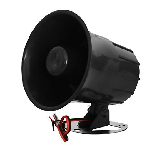 Product Cover XINFLY Wired Alarm Siren Horn 1-tone 15W DC 12V Outdoor with Bracket for Home Security Protection System