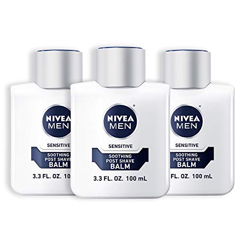 Product Cover NIVEA Men Sensitive Post Shave Balm - Soothes and Moisturizes Skin After Shaving - 3.3 fl. oz. Bottle (Pack of 3)