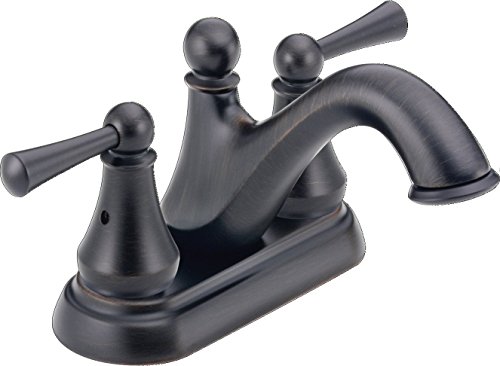 Product Cover Delta Haywood 2-Handle Centerset Bathroom Faucet with Drain Assembly, Venetian Bronze 25999LF-RB