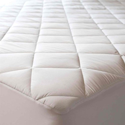 Product Cover Abstract Quilted Mattress Pad White Fitted Waterproof Cotton Protector Cover 33 x 75 (Cot)