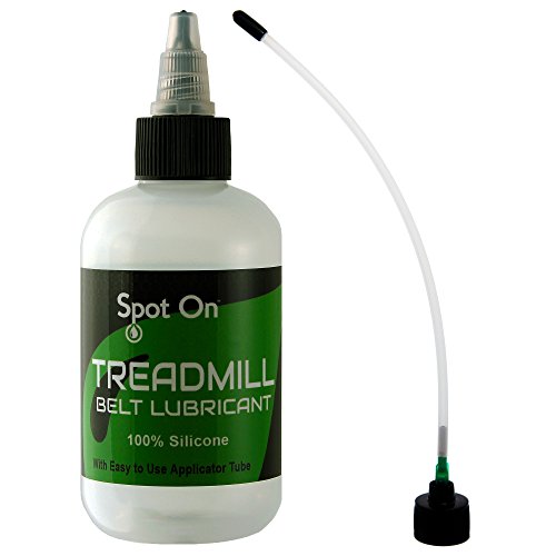 Product Cover Spot On 100% Silicone Treadmill Belt Lubricant - Made in The USA - with Both a Precision Twist Cap and an Application Tube for Easy, Full Belt Width Lubrication