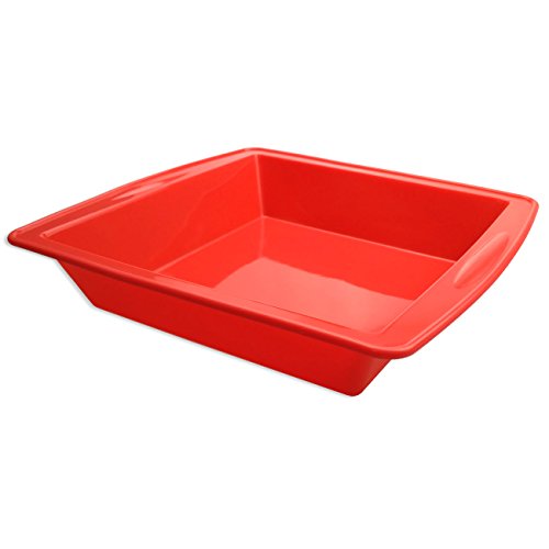 Product Cover Silicone Cake Pan, SILIVO 8.5