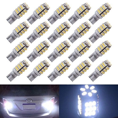 Product Cover 20 X T10 Wedge Side Trailer 42-SMD LED Pure White Interior Light 168 192 2825 194 921