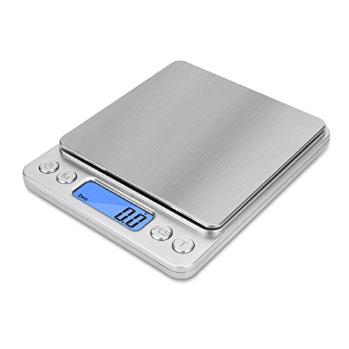 Product Cover NEXT-SHINE Gram Scale Digital Kitchen Scale Mini Pocket Pro Size 2000g x 0.1g with LCD Display Stainless Steel Platform for Cooking Baking Jewelry Weight Postal Parcel