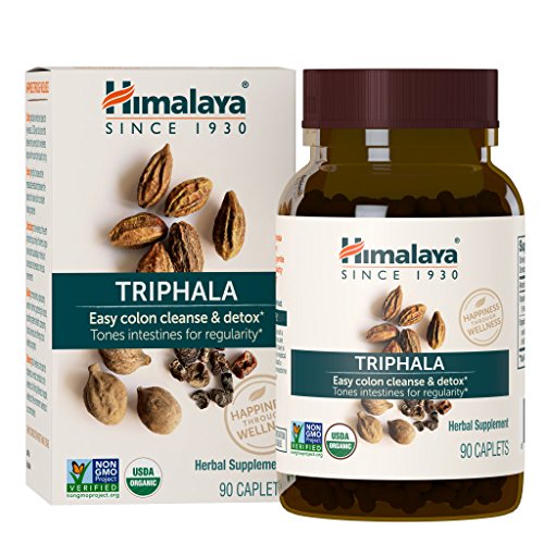 Product Cover Himalaya Organic Triphala 90 Caplets for Colon Cleanse 688mg