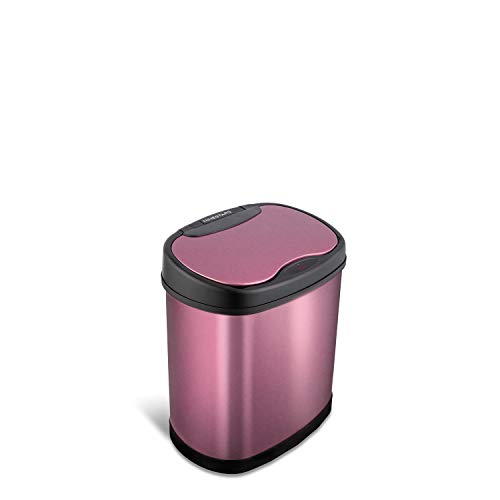 Product Cover Nine Stars Motion Sensor Trash Can, 3.2 gallon, Purple