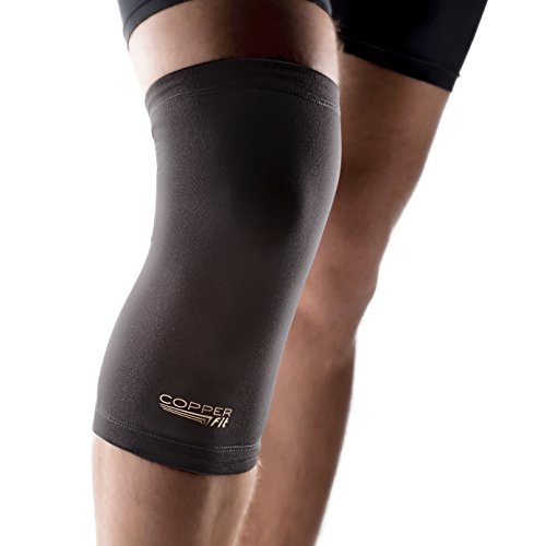 Product Cover Copper Fit Original Recovery Knee Sleeve, Black with Copper Trim, XX-Large