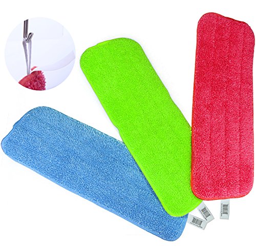 Product Cover Reveal Mop Cleaning Pads Fit All Spray Mops & Reveal Mops Washable (15.5 * 5.5inch, 3PCS)