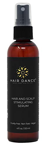Product Cover Hair Growth Stimulator for Thicker, Faster Hair Growth, Healthy Scalp. Research-Based Caffeine, L-arginine Potent DHT Blocker. Herbal, Hair Loss Treatment. Label Look May Vary! 4 oz. by Hair Dance
