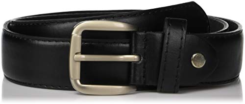 Product Cover Men's Black Leather Money Belt Sizes 32 Through 64